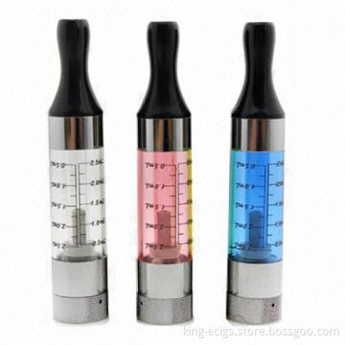 eGo CE4/5 Standard Super Vapor T3 Clearomizers, Sized 68.5*14mm, 2.5mL Capacity